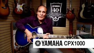 Yamaha CPX1000 Acoustic Electric Guitar At Hammond Organ World [upl. by Pozzy]