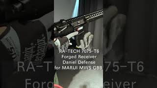 【RATECH】7075T6 Forged Receiver Daniel Defense for MARUI MWS GBB [upl. by Handbook]