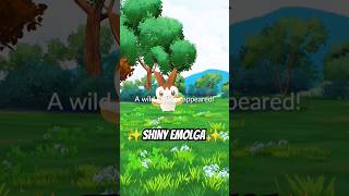 Catching Shiny Emolga in Pokemon Go pokemongo [upl. by Karon]