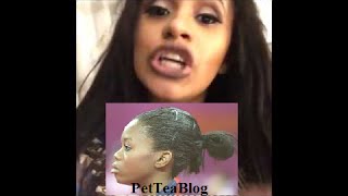 Cardi B addresses Gabby Douglas Hair [upl. by Ordep171]