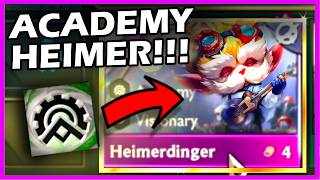 ACADEMY HEIMERDINGER Trying out the NEW Trait  TFT SET 13 PBE [upl. by Boles]