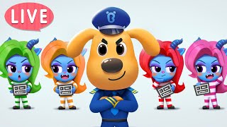 🔴LIVE  Antels Rescue Mission  Police Cartoon  Kids Videos for Kids  Sheriff Labrador [upl. by Antonietta]