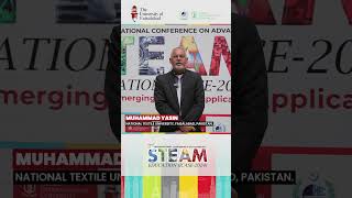 Dr Muhammad Yaseen shares his insights at the 2nd International STEAM Conference [upl. by Maxey]