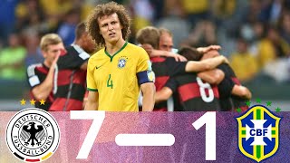 Germany vs Brazil 71 Highlights 2014 World Cup semi final [upl. by Rimidalb241]