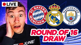 LIVE UEFA CHAMPIONS LEAGUE R16 DRAW STREAM LIVE UCL ROUND OF 16 DRAW 202324 WATCHALONG [upl. by Yelad]