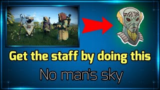 Get the Echoes staff by doing this  no mans sky [upl. by Beekman688]