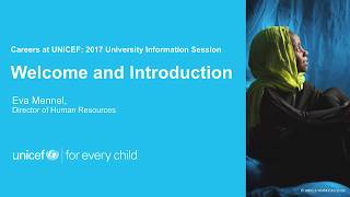 UNICEF 2017 University Career Event  Opening Speech [upl. by Alphonso]