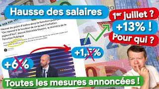 💶 Hausse de salaire  êtesvous concerné par laugmentation de 13 annoncée par Stanislas Guérini [upl. by Aizirtap]