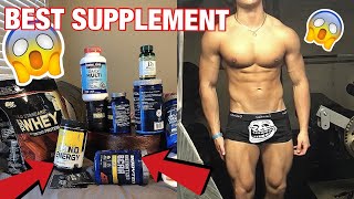 Best Supplements To Build Muscle FASTER  Secret Supplements  What I Took to Get Big [upl. by Odele]