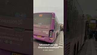 Openbaar Vervoer in Middelharnis bij de Gemeentehuis vdl citea lle xle mercedesbenz citaro [upl. by Mchail]