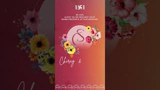 EINVITES  SAVE THE DATE INVITATION trending savethedateinvite weddinginvites invitations love [upl. by Naujad]