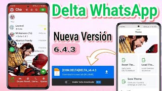 Delta WhatsApp 643 Nueva Versión [upl. by Eshelman]