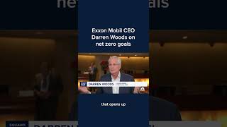 Exxon Mobil CEO Darren Woods on net zero goals [upl. by Esiled]