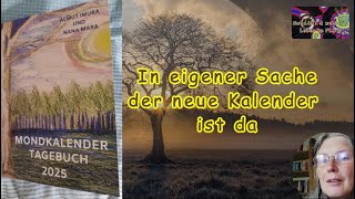 MondART in eigener Sache Vorankündigung des neues Kalenders mit Blick ins Buch [upl. by Zakarias]