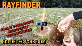 Find underground treasure with RAYFINDER long range locator  gold coins test [upl. by Repohtsirhc]