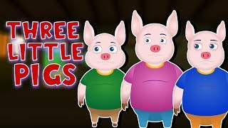 Three Little Pigs Story  English Fairy Tales  Moral Stories For Kids  Edewcate [upl. by Enenaej]