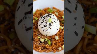 Trying the Viral BURRATA RAMEN Recipe 🍜🧀 ramen recipehack spicynoodles [upl. by Acinnej]