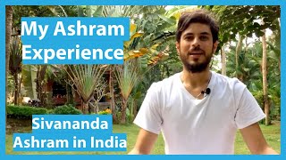 MY ASHRAM EXPERIENCE 🙏 Sivananda ashram in Kerala India  Yogi lifestyle [upl. by Aro]