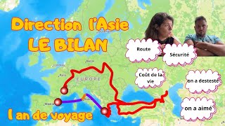 EP25➡️LE BILAN une année de LEUROPE vers lASIE en camion 🚛  europe asia travel [upl. by Jamila]