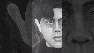 Pugsley Addams timelapse art drawing painting artist [upl. by Robins]