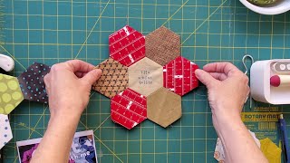 8 Hexie Pin Cushion with Life Under Quilts [upl. by Reagan73]