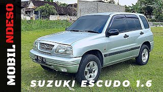 Suzuki escudo 16 manual th 2003  gagah nyaman dan lincah [upl. by Willi844]