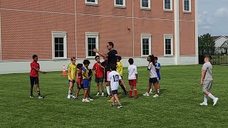 Winthrop Elementary soccer4k B TEAM Practice session 3 🦁 Coach Cruz  scrimmages shorts viral [upl. by Nagam]