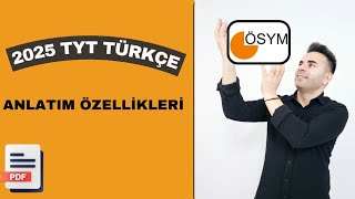 ANLATIM ÖZELLİKLERİ SÖZCÜKTE ANLAM CÜMLEDE ANLAM PARAGRAFTA ANLAM TYT  KPSS  DGS [upl. by Sonia449]