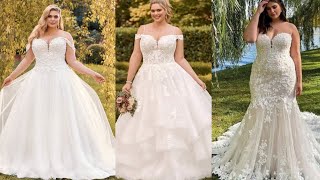 NOVIAS 2024 VESTIDOS DE NOVIA XL PARA CHICAS GORDITASDiseños Elegantes y Clasicos para Novias👰‍♀️ [upl. by Ellenrahc]