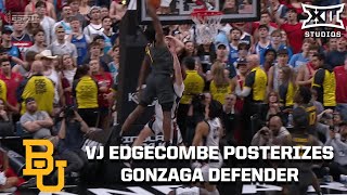 VJ Edgecombes MONSTER Dunk on Gonzaga Defender [upl. by Delwyn964]