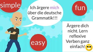 Deutsch lernen  Learn German A2  Reflexive Verben  How to use reflexive verbs in German [upl. by Hose]