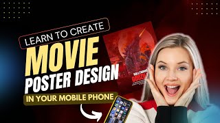 Canva tutorial  Poster design  Movie poster design [upl. by Ceevah]