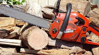 Bushranger CS4020 chainsaw road side find first cut factory setting [upl. by Humbert]