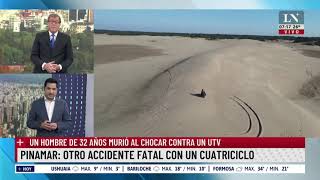 Pinamar otro accidente fatal con un cuatriciclo [upl. by Yslek]