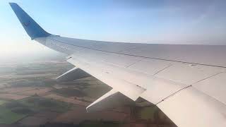 TUI Boeing 737 GTUKT onboard takeoff from East Midlands Airport [upl. by Ecaidnac]