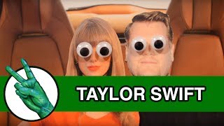 Taylor Swift Carpool Karaoke  Cardboard Parody by Runforthecube [upl. by Akcir]