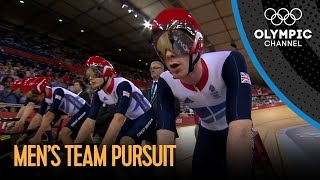 Team GB Set New Team Pursuit World Record  London 2012 Olympics [upl. by Arney]