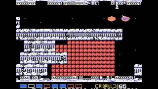 MSX Nemesis 2 Stage 6 Secret Warp  RDrill Glitch Method [upl. by Nihcas]