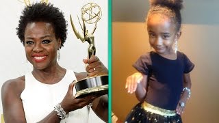 Viola Davis Daughter Posts The Cutest Video Congratulating Her Mom On Her Emmy Win [upl. by Richelle]