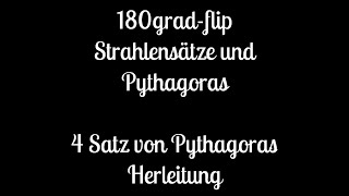 4 Satz von Pythagoras  Herleitung [upl. by Krystalle]