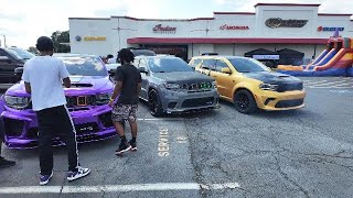 We Went To The SRT LEN CarMeet ft FastlifeNick DjCheeto [upl. by Cynar]