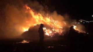 Biikebrennen ST Peter Ording 2016  Feuer St Peter Ording 2016 [upl. by Suiravaj]