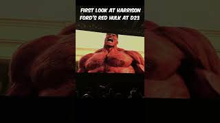 RED HULK LEAKED First Look At Harrison Fords Fiery Transformation in Brave New World [upl. by Madancy]