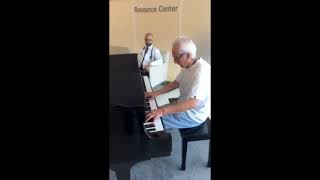 My Dad Miguel Angel Reyna playing piano at the Cleveland Clinic Neurological Center Parkinson’s [upl. by Anselmo]