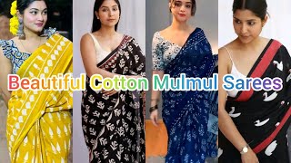 Cotton Mulmul SareesCotton Sareesmeesho meeshohaul meeshoshopping sareeyoutube viralvideo [upl. by Uda816]