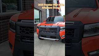 2025 Frontier PRO4X in the new color Afterburn Orange automobile nissan nissanfrontier cherokee [upl. by Konstantin]