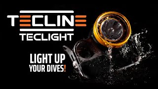 TECLINE TECLIGHT  light up your dives  Scuba Diving Main Light Focus 3900 lm Spot  Video [upl. by Appolonia]