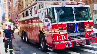 READ DESCRIPTION  THROW BACK  FDNY RESCUE 1 MEMBERS HAD TO DIRECT TRAFFIC IN ORDER TO RESPOND [upl. by Alol]