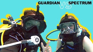 Scuba Diving OTS Guardian VS Spectrum Full Face Masks  Which one is better [upl. by Ais]