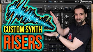 Create MASSIVE CUSTOM Risers and Transitions with Retrologue Synthesis Tutorial retrologue risers [upl. by Muller151]